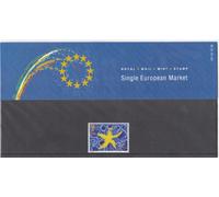 1992 SINGLE EUROPEAN MARKET STAMP Presentation Pack.