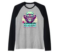 1992 Year of The Monkey Birthday 80s Retro Chinese Zodiac Raglan Baseball Tee