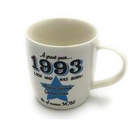1993 - A great year. A Year You Were Born Mug with Two Celebrities That Were Born In the Same Year. Gift, Present, Christmas, Birthday, Anniversary, Stocking Filler, Father's Day, Mother's Day