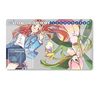 1994751UK - Board Game Digimon TCG Playmat with Zones +Free Protective Bag Digimon Playmat TCG Card Game Mouse Pad Table Mat Size 60X35CM, Compatible for Digimon Magic