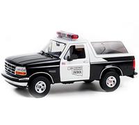 1996 Bronco Police Black and White Oklahoma Highway Patrol Artisan Collection 1/18 Diecast Model Car by Greenlight 19114