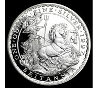 1997 Britannia Commemorative Silver Proof Coin