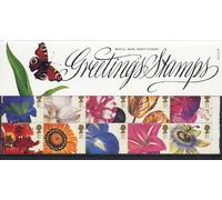 1997 Greetings Flowers Stamps in Presentation pack