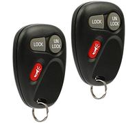 1998 1999 2000 2001 Key Fob Keyless Entry Remote fits Chevy Astro Blazer S10 Silverado Suburban Tahoe/GMC Jimmy Safari Sierra Sonoma Yukon/Oldsmobile Bravada (KOBUT1BT, 15732803), Set of 2
