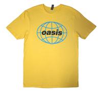 1998 World Tour - South America Back Print T-Shirt Oasis Yellow L