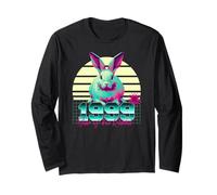 1999 Year of The Rabbit Birthday 80s Retro Chinese Zodiac Long Sleeve T-Shirt