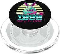 1999 Year of the Rabbit Birthday 80s Retro Chinese Zodiac PopSockets PopGrip for MagSafe