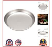 19cm Round Titanium Trek Plate for Camping Hiking Ultralight and Stackable