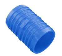 19mm (0.75 Inch) Blue Plastic Straight Inline Hose Connector Tube PVC Silicone Rubber