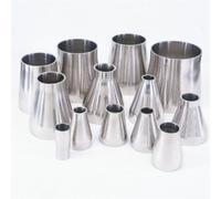 19mm-102mm OD Welding Reducer - SS 304 Stainless Steel Sanitary Pipe Fitting for Food and Pharmaceutical Industries(51mm-25mm)