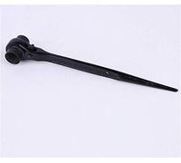 19mm-22mm Hexagon Scaffold Podger Ratchet Spanner Ratcheting Socket Wrench (Black)