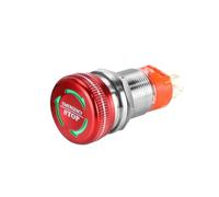19mm 22mm Metal Emergency Stop Switch Mushroom Button Emergency Button Switch Small Power Emergency Stop Symbol IDGTTLDF(Green,220V_22MM)