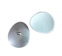 19mm/25mm/28mm/30mm/39mm Golden Concave Egg-Shaped Buttons for Coats, Silver, 30mm-1pc(Silver,30mm1pc)