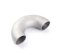 19mm 25mm 32mm 38mm 45mm 51mm 57mm 63mm 76mm 89mm OD 304 Stainless Steel Sanitary 180 Degree Elbow Butt Welded Pipe Fitting(38x3mm)