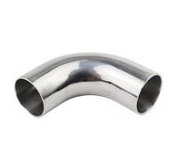 19mm 25mm 32mm 38mm 45mm 51mm Stainless Steel SS304 OD Elbow 90 Degree Sanitary Welding Elbow Pipe Joint Polished Food Grade(51mm x 1.5mm)