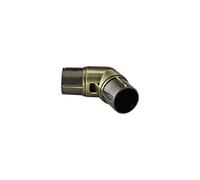 19mm & 28mm Single Corner Bay Window Curtain Pole Elbow Joint Connector Bracket Rod (Antique Brass, 28mm Diameter Poles)