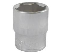 19mm 3/8" Drive Shallow Metric Socket Single Hex / 6 Sided Bergen