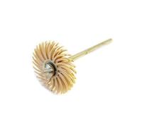 19mm 3M Bristle Radial Disc Starter Set, for Jewellery Polishing, Peach 6 Micron