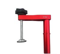 19mm and 20mm Aluminum Alloy Dog Hole Clamp with Non-Slip Pads for Woodworking Bench, Secure Fixed Clip for Milling Cutting and Grinding Tasks, Red(19mm)