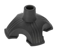 19mm Anti-Slip Walking Cane Tips, Self-Standing Rubber Replacement Foot Pads with Four-Base Support, Non-Slip Tripod Stand for Walking Sticks and Canes