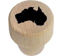 19mm 'Australia Country' Wooden Bottle Stopper/Cork (BS00025046)
