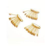 19mm Brass Gilt Metal Small Safety Pins Sewing Running Cycling Various Qty's
