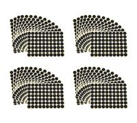 19mm Circles Round Code Stickers Self Adhesive Sticky Labels Black