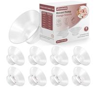 19mm Flange Inserts Compatible with Momcozy M5/M9/S12 Pro/V1 Pro Wearable Breast Pump, Softer Silicone Flange Insert Kit for 24mm Shield of Most Pumps, Same as Original Mom Cozy Replacement Pump Parts