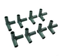 19mm Greenhouse Frame Connectors 8pcs Fitting Greenhouse Frame Joint Connector,Heavy Duty Greenhouse Frame Building Connector,Pipe Frame Awning Bracket(1#)