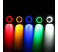 19mm Metal Push Button Switch for 110-220V Systems with Ring LED Indicator and Momentary ON/OFF Function (Red)