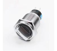 19mm Metal Push Button Switches Rotate Buttons NO NC With LED Light Blue Red Yellow Green 1NO 1NC 2NO 2NC 3 Ways 1pcs(Red,3 POSITION 2NO2NC_3V)