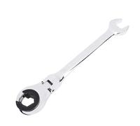 19mm Metric Ratcheting Wrench 72 Teeth Open Flex Head Spanner CRV Steel Tubing Ratchet Tool for Mechanic Heavy-Duty Combination Wrench for Precision Repairs