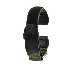 19mm Nylon Strap Compatible With Casio Vintage Forester FT-500WC AW-80V W-89H Series Nylon Strap Green Canvas Watch Strap 19mm