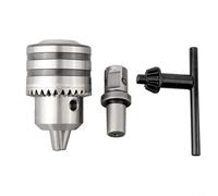19mm Right Angle Shank Connecting Rod with B16 Taper Shank Adapter, Metal Magnetic Drill Chuck for Weldon Connection, 1.5-13mm or 3-16mm Capacity, Compatible with Magnetic Drilling Machines（6）