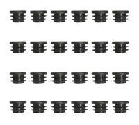19MM Round Plastic Plugs,Round Plastic End Caps in 24pcs,Chair Leg Pipe Tube Insert Blanking Cover,End Cover Caps for Furniture,Tables,Chairs