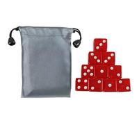 19mm Six Sided Dices Acrylic Game Classroom Colorful Teaching Educational Counting Toy Math Learning Tool Acrylic Dices Cubes