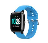 19mm Solid Color Silicone Sports Sweat Proof Watch Strap with Fashionable Design and Easy Replacement Solar Digital (H, One Size)