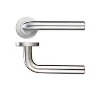 19mm Straight Lever Push On Rose 52mm Dia Grade 201