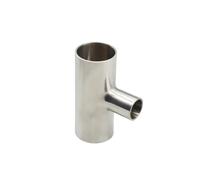 19mm to 76mm Diameter Butt Welded reducing tee Joint Fittings Made of 304 Stainless Steel(51mm-25mm-51mm)