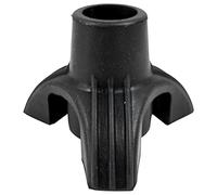 19mm Tri-Support Rubber Walking Stick Ferrule - Self Standing Extra Support Base - Suits Most Walking Sticks Canes & Crutches