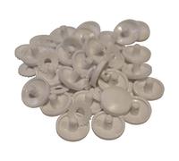 19mm Upholstery Buttons Self Cover Buttons Plastic Fabric Covered Buttons Clothes Button Making Cover Buttons Round Fabric Button Making Blazer Buttons Coat Uniform Jacket (19mm - Plastic - 50 Pack)