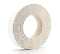 19mm x 12m Self-Adhesive PVC Edge Banding - No Ironing Necessary|Flexible Melamine Decorative Cabinet, Shelving & DIY Furniture Repair|Scratch Resistant White Edge Banding