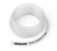 19mm x 22.5mm Clear PVC Tubing Pipe Hose for Home Garden Watering Pump Transfer 1 Metre (3.28 Ft) Long