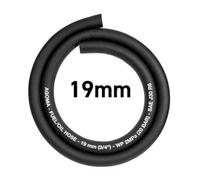 19mm x 2meter Fuel Hose - Reinforced Rubber Hose for Fuel, Diesel, Petrol, Water - Oil-Resistant Flexible Pipe for Engine Fuels, Industrial Use