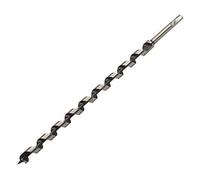 19mm x 450mm Long Hardened Steel Auger Drill Bit - Hex Shank/Shaft Woodwork Timber - Loops