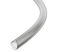 19mm x 50m Clear Flexible PVC Cable Protection Ducting, Underground | -10°C to +65°C | Protects Buried & Outdoor Cables | 164ft Full Coil, Fewest Joins | 23mm Outside Dia, 2mm Wall