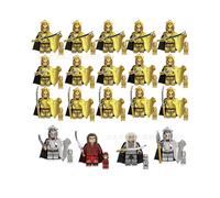 (19pcs-A) Lord of the Rings Noldor Elf Guardians Medieval Soldiers Orcs MiniFigures Toys Kids Gift Fit Lego