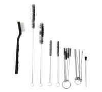 19pcs Airbrush Nozzle Cleaning Repair Tool Kit with Needle Brush Set for Spray Gun Maintenance, Compatible with Gravity Fed & HVLP Systems
