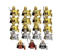 (19pcs-B) Lord of the Rings Noldor Elf Guardians Medieval Soldiers Orcs MiniFigures Toys Kids Gift Fit Lego