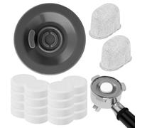 19Pcs Coffee Machine Cleaning Kit, Coffee Machine Cleaning Tablets, Backflush Cleaning Pads & 2Pcs Water Filters, Espresso Cafe Machine Accessories for Ninja & Sage's Maintenance, Hygiene